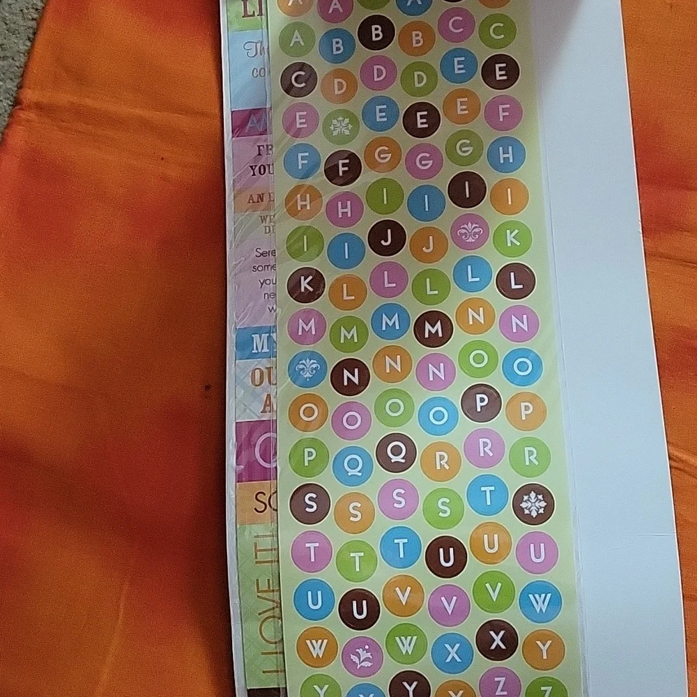 Serendipity Sticker Value Pack 180+ Pieces Pink Yellow Orange Blue